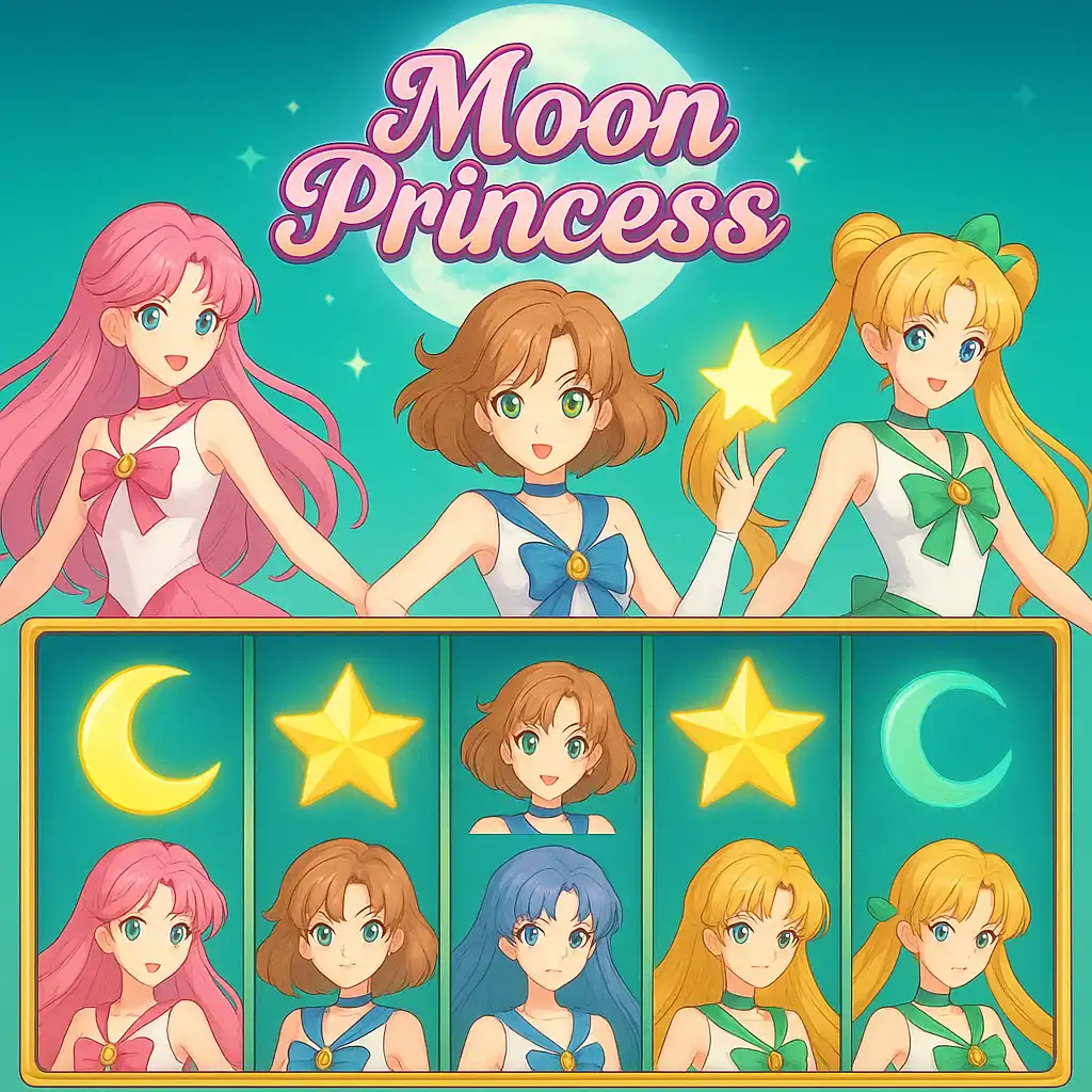 Screenshot of the slot Moon Princess 100